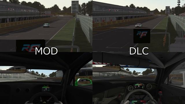 rFactor2 #05 Bentley Continental GT3 MOD vs DLC (Monza)