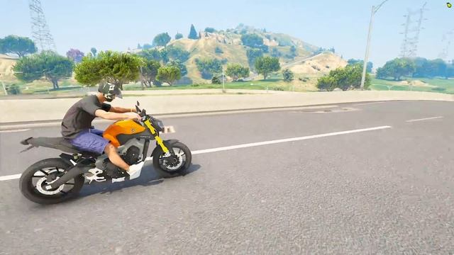 GTA V - VIDA REAL | FUI ACELERAR DE BMW S1000RR E LEVEI PAU DA CBR #223