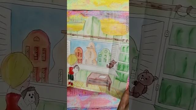 Открытка с Карлсоном, мастер-класс на канале