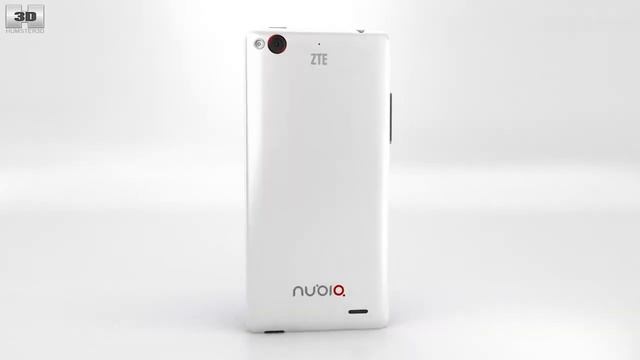 ZTE Nubia Z5S Mini White 3D model by 3DModels.org