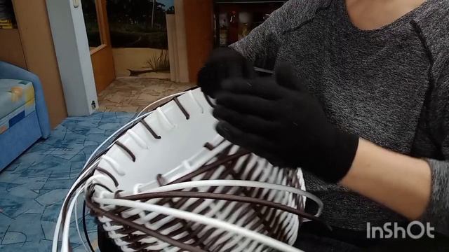 7ч плетение ротангом