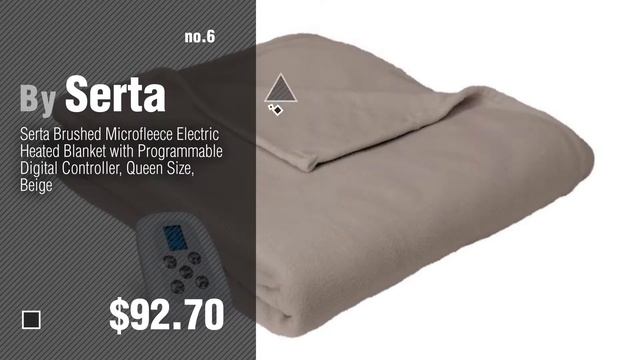 Queen Electric Dual Control Bed Blankets // New & Popular 2017