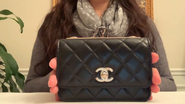 So Cute! Chanel Unboxing New Trendy CC Mini WOC | Chanel Clutch with Chain | Chanel LV