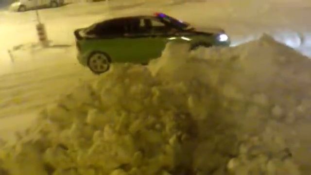 Opel Astra G coupe tunning snow drift