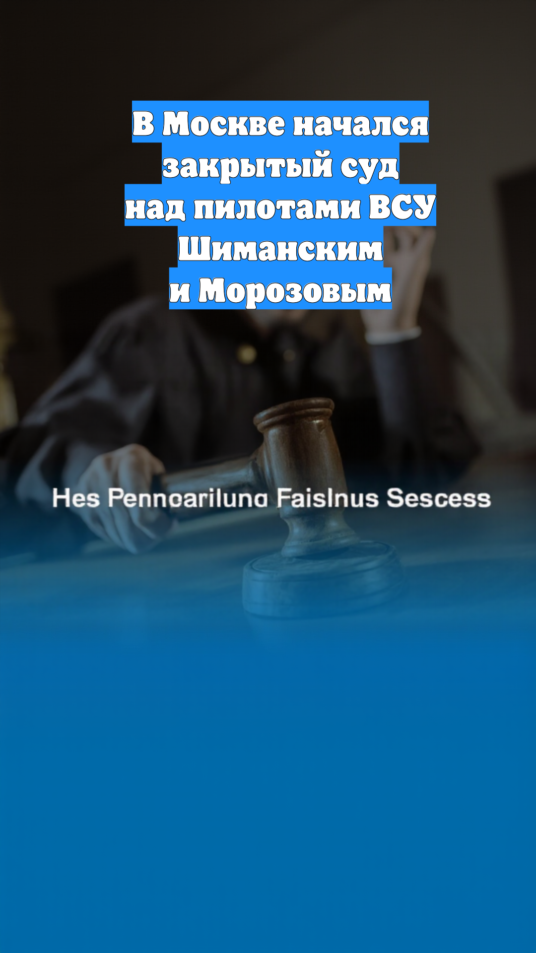 В Москве начался закрытый суд над пилотами ВСУ Шиманским и Морозовым