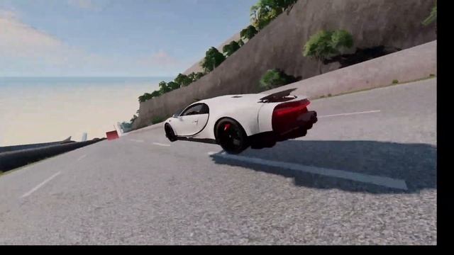 BeamNG drive - Bugatti Chiron Jumping & Crashing