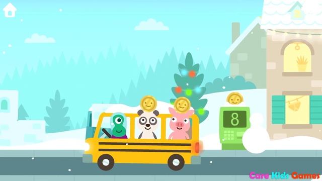 Sago Mini Winter City - Deliver Presents & Snow Day - Sago Mini World Kids Games