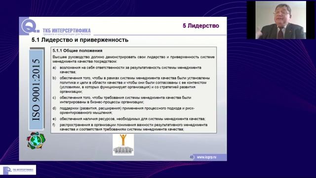 Директору о системе менеджмента качества по требованиям стандарта ГОСТ Р ИСО 9001-2015