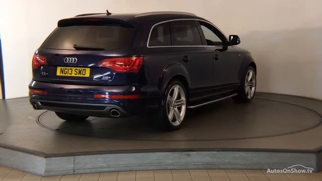 NG13SWO AUDI Q7 TDI QUATTRO S LINE PLUS TDI QUATTRO S LINE PLUS BLUE 2013, Nottingham Audi