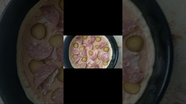 Пицца с беконом