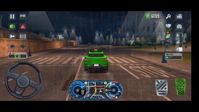 Green Bugatti Taxi Centodieci ABC Taxi Sim 2022 VIP Clients Cabinet Gameplay AndroidTaxi Sim 2023#0