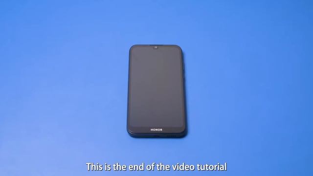 HONOR 8S  Install the rear cover