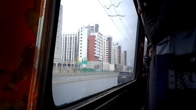 ВЗТМ-5284.  (329). Жёстко трогается и тащится по городу Петрозаводску. (1)