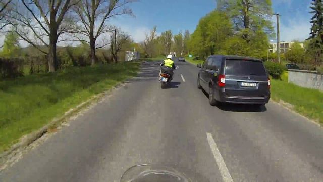 Near-miss BMW R850RT