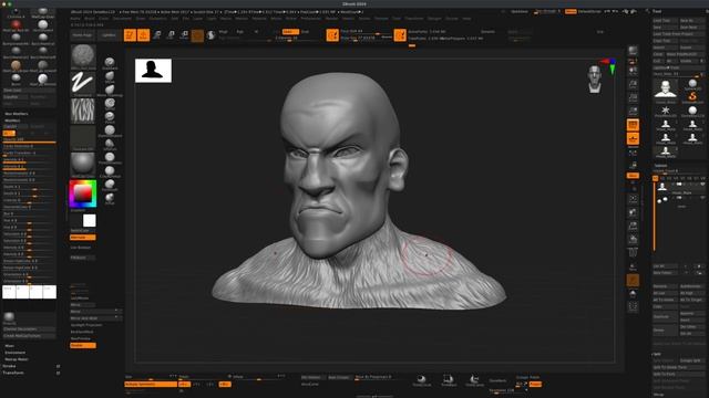 Fur Brush in zBrush