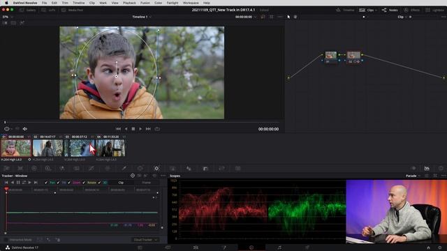 New TRACKING Feature in DaVinci Resolve 17.4.1!