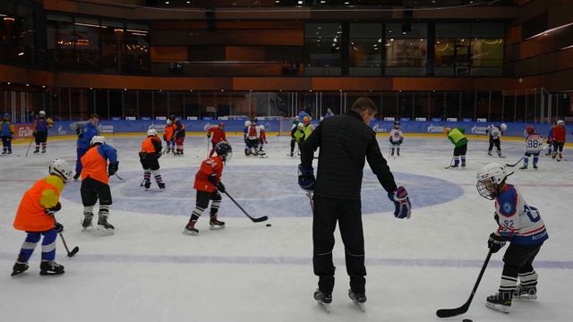 Мастер-класс В.А. Покровского для хоккеистов из Соснового Бора