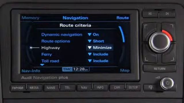 Audi A3 TT R8 - Navigation System Plus Navigation