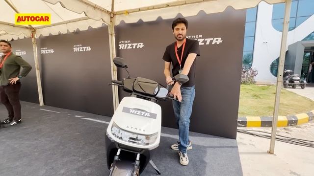 Ather Rizta - Ather goes mainstream | Price, specs, smart helmet | Walkaround | @autocarindia1