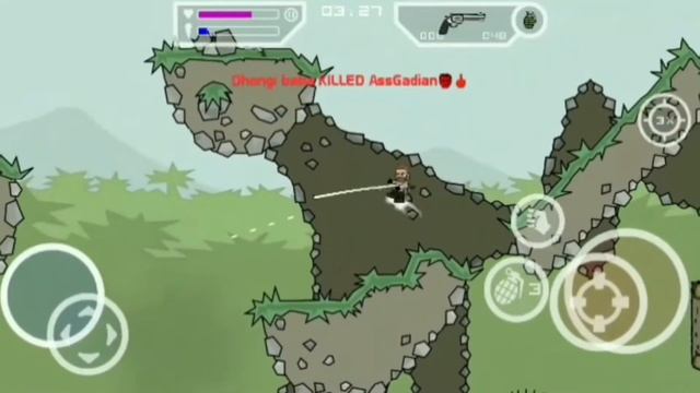 Doodle army mini militia NXG vs dhongi baba gameplay