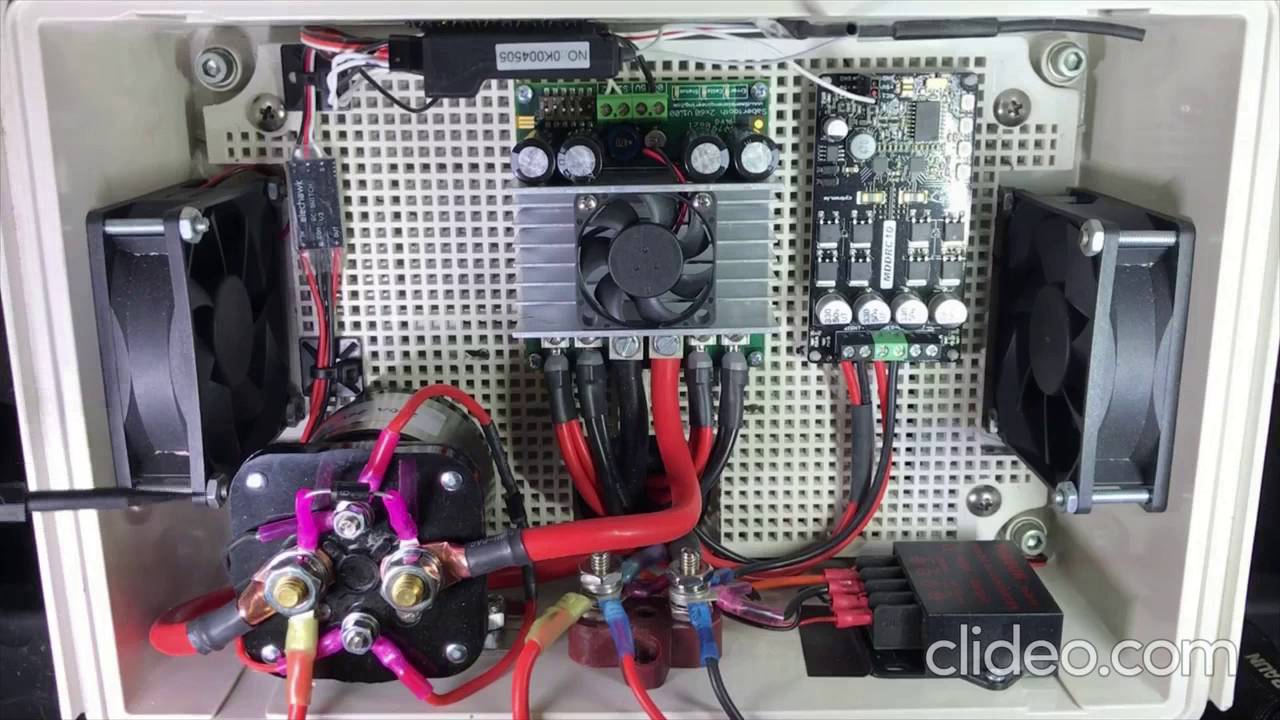 Контроллер двигателя полноприводной радиоуправляемой косилки обновление до Sabertooth 2x60