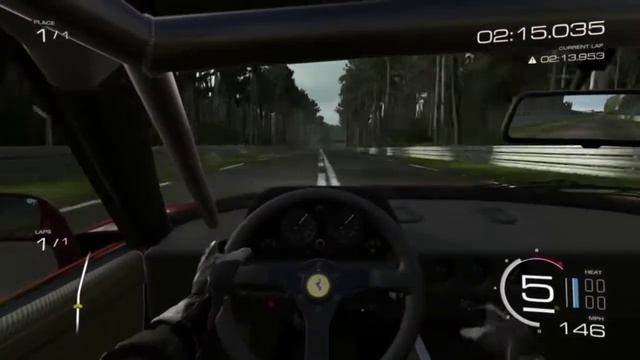 Ferrari F40 Le Mans hotlap | Forza 5