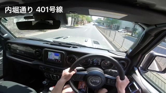 【Jeep】ラングラーと行く皇居周回 - Tokyo Imperial Palace POV Drive #2