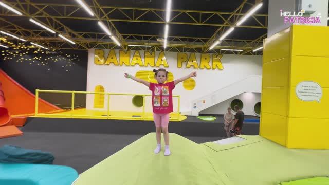 Прыгаем на батутах в Банана парке. Играем в доктора. Лопаем Спанч Боба!