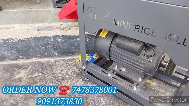 6w250 new update model 5HP motor price mini combine rice mill atta chakki