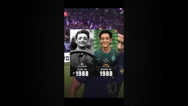 Enzo Ferrari and mesut ozil