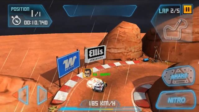 Mini motor racing WRT | COMBI CPT T5-lv60 map: OUTBACK (OFF ROAD WET)