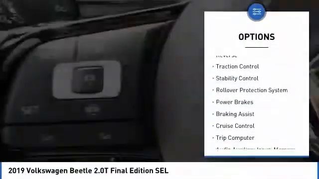 2019 Volkswagen Beetle 2.0T Final Edition SEL [LISTING TYPE] KM505203