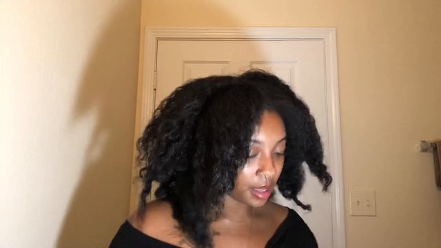 DEEP CONDITION & HOT OIL TREATMENT + WASH & GO USING CURL ENHANCING SMOOTHIE & WETLINE EXTREME GEL!