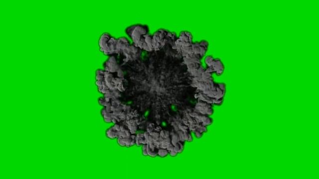 Smoke green screen effect