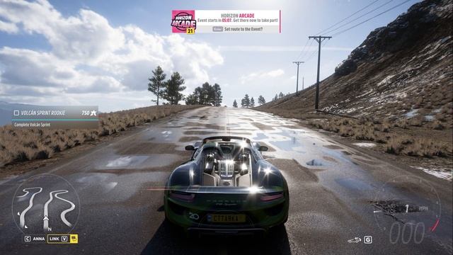 Driving a 2014 Porsche 918 Spyder in Forza Horizon 5 [PC, 4K, 60FPS, RTX]