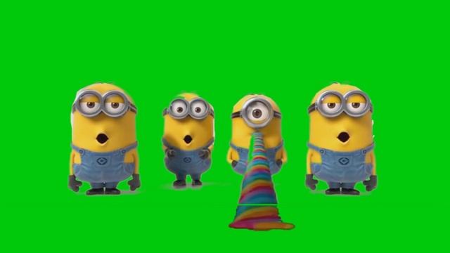 MINIONS BANANA SONG - Verde Chroma HD (Mejorado)