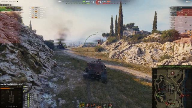 Мир танков. WOT. Бой на VK 72.01 (K). Взял 6 фрагов и 11.1К урона