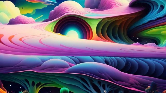 Psytrance Progressive  - Psychedelic Trance Best Playlist - Hallucinations Mix Psytrance Visuals 4K