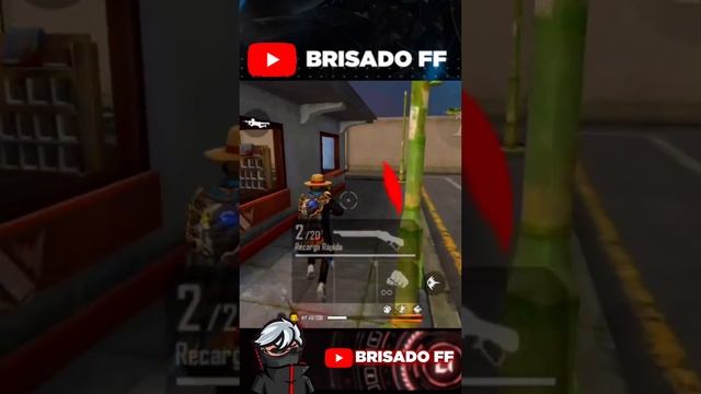 HIGHLIGHT FREE FIRE HUD 4 DEDOS! (BRISADO FF) #shorts