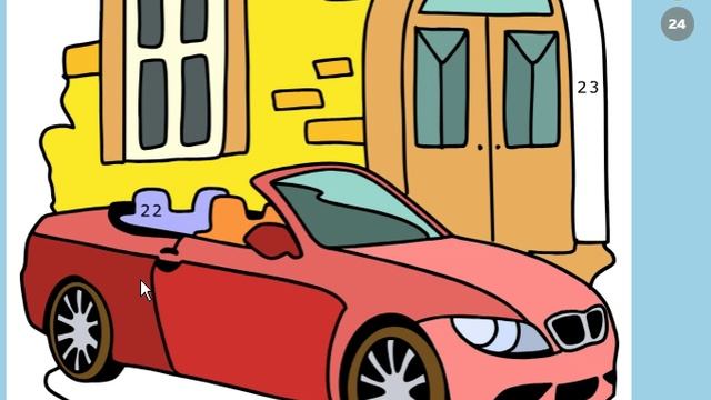 Раскраска машины автомобили тачки спортивные гоночные
