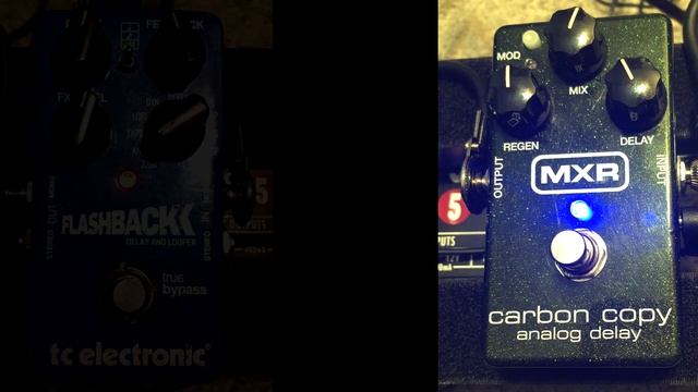 TC Electronic Flashback Delay vs. MXR Carbon Copy Analog Delay - Delay Pedal Shootout