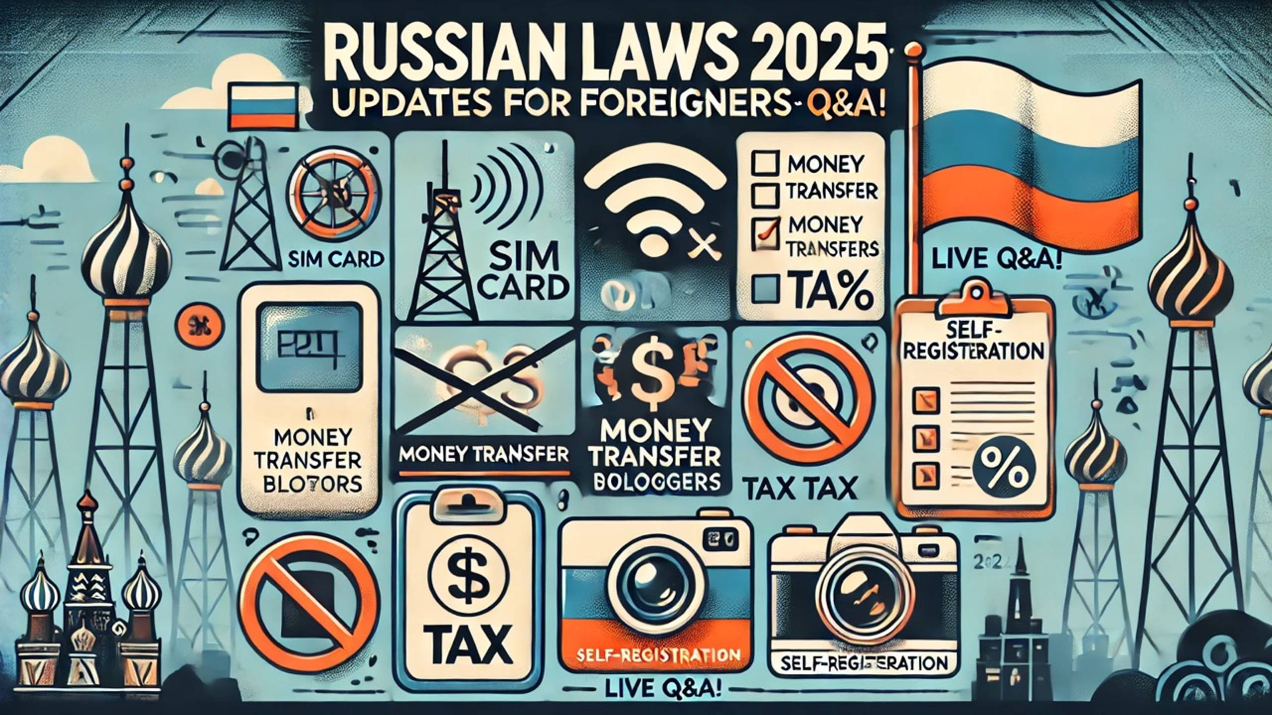 Russian Laws for Foreigners in 2025 | Live Q&A Session 🚨