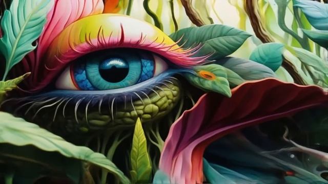 Top Psytrance Songs 2024✨  Psytrance Music 💖  Mushroom Hallucinations mix 2024 (AI Graphic Visuals)