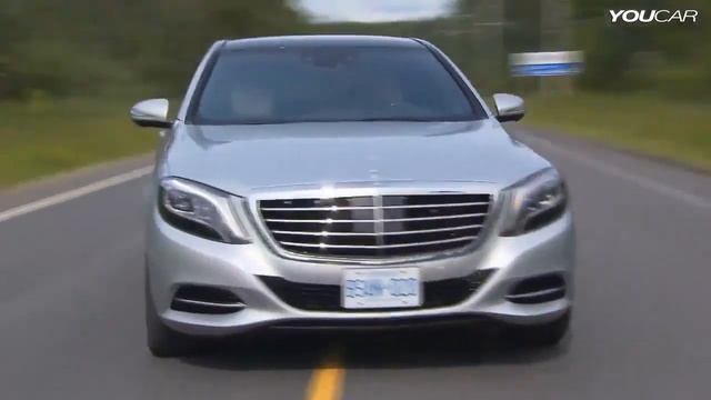 2014 Mercedes S 500 on the road