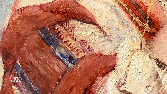 Константин Маковский. Девушка со снопом
