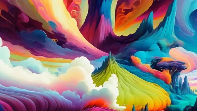 Psychedelic Music Visuals 2024 - Psytrance Remix - Ayahuasca DMT Trip mix 2024 (AI Graphic Visuals)�