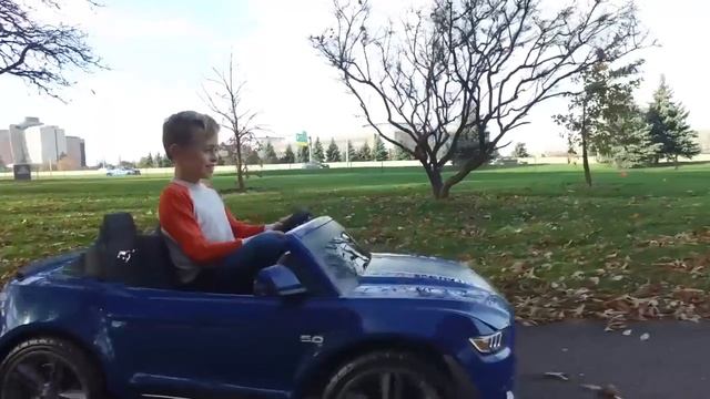 Best Cars:  Muscle Car for Kids: Power Wheels Smart Drive Mustang