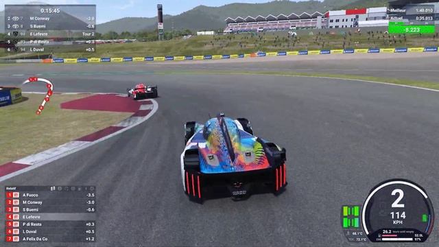 Le Mans Ultimate gameplay at  Fuji with peugeot 9x8