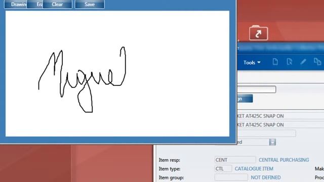 Create a Signature from M3 Smart Office