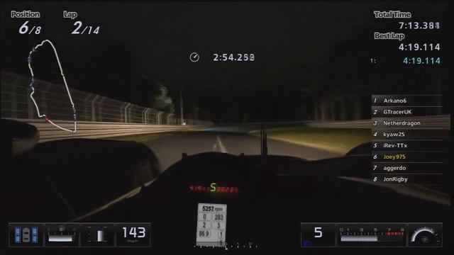 Part 1/4 PSU GT5 Le Mans Championship Race 01